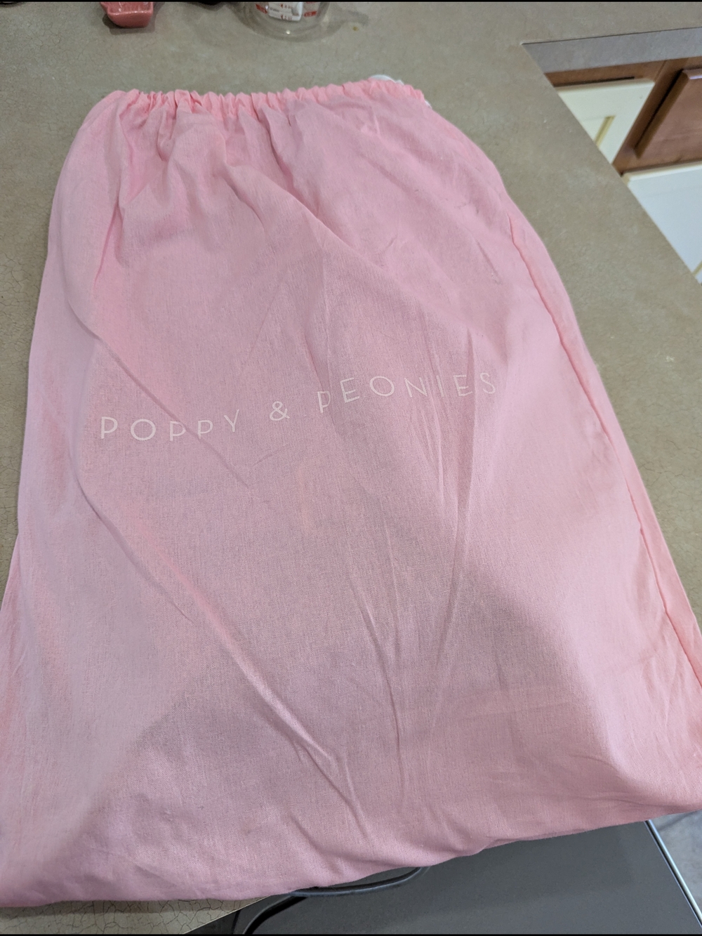 Poppy & Peonies Go-Getter Tote Bag in Lavender Leather - Picture 3 of 5